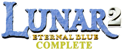 Lunar 2 Eternal Blue title screen for Sega Saturn